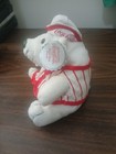 Coca-cola Polar Bear In Soda Fountain Outfit Bean Bag Plush 6 Inch