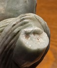 Chinese Carved Green Stone Horse No Stand 9 5  As Is
