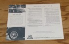 Original 1964 Austin Healey 3000 Mark Iii Convertible Sales Sheet Brochure 64