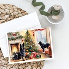 Belgian Sheepdog Cozy Christmas Cards Envelopes Pack Of 8 Dac2608gca7p