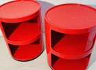 Pair Of Vintage Kartell 7452 Storage Units By Anna Castelli Ferrieri 1968