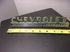 Early Vintage Chevrolet Chevy Loadmaster Metal Car Truck Emblem Badge Gm