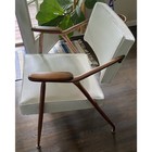 Mid Century Modern Salon Reclining Headrest Chair Viko Baumritter Pls Read