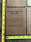 Lehigh And Hudson River Railway Company Employee Agreement 1920 s 5pc Lot