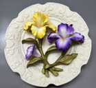 Bradford Exchange Iris Plate Precious Petals Salvatore Sarno Essence Of Spring