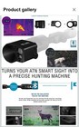 Atn Auxiliary Ballistic Smart Laser Rangefinder W bluetooth  Device Works Wit   