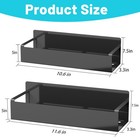 Ghykl 2 Pack Magnetic Aerosol Spray Can Holder  Magnet Toolbox Bottle Black 
