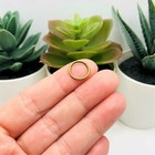 100  500 Or 1 000 Pcs 12 Mm Bronze Open Jump Rings Findings-us Seller - Br1038