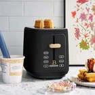 2 Slice Toaster With Touch-activated Display  Black Sesame By Drew Barrymore