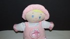 Kids Preferred Rattle Doll Baby Soft Plush Pink Hat Dress Stars Flower Satin