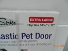 Ideal Designer Series Extra Large Plastic Pet Door Flap Size 10 1 2 X 15