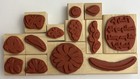 New Stampin Up Wood Rubber Stamp Set Of 13 Watercolor Garden 2000
