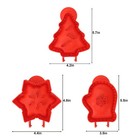 3pcs Christmas Plastic Pie Maker Pocket Pie Mold Pie-crust Mold Dough Press Tool