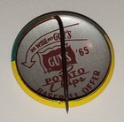Vintage 1965 Guy s Potato Chips St  Louis Cardinals Baseball Pinback