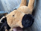 Dan Dee Brown Horse Plush Tan Black Mane Laying Stuffed Animal Rare