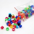 100pcs Leg Bands Plastic Chicken Pheasant Poultry Duck Bird Leg Rings Id Tags