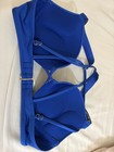 Victoria s Secret Bombshell Shine Add 2 Cups Butterfly Bikini Swim Top Blue Nwt