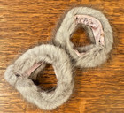 Pair Of Vintage Mink Snap On Cuffs 1940 s-1950