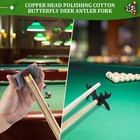 8 Piece Pool Table Cleaning Brush Set  Billiard Table Accessories Kit   