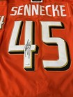 Beckett Sennecke Signed Anaheim Ducks Jersey Jsa Coa Autographed