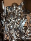 27  Lb Lot- Mixed Vintage Silver Plate Silverware Flatware Knives  Forks  Spoons