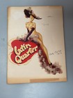 1940   s 50   s Latin Quarter Ny Burlesque Risqu   Night Club Program And Table Card 