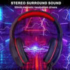 Gaming Headset With Microphone - For Pc  Ps4  Ps5  Xbox One  Xbox Series X s - 3