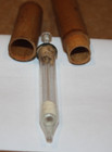 Antique Medical Glass Syringe With Wooden Case  1800 s