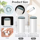 40 Pcs Pool Cue Tip  Slip On Cue Stick Tips Replacement Kit 2 Sizes Billiard 