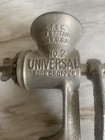 Vintage Universal No 2 Food Meat Grinder Hand Crank Missing Wood Handle