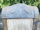 Antique Victorian Gas Stove Cast Iron Fireplace Grate Camp Cabin Furnace Heat