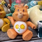 Vintage Care Bears Poseable 10 Figure Lot   Playset Vehicles Cloud Car