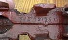 Vintage Cast Iron Train Set 5-piece Set Steam Locomotive Reddish Brown Color