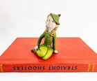 Pixie Holland Mold Elf Fairy Woman Girl Ceramic Figurine Vintage Figure Painted