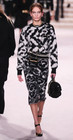 Nwt 20a  Chanel Alpaca Black White Gold Cc Buttons Sweater Pullover 38