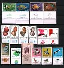 Israel Lot Of 100 Different Mnh Stamps With Tabs 1950 s-1980 s  19909