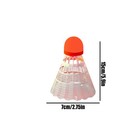 Badminton Shuttlecocks 3-pieces Windproof Training Trainer Luminous