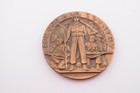 Vtg Medallic Art Co  Bronze Coin American Legion For God   Country School Award