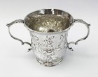 Small George Iii Silver Porringer Cup London 1763 William   Robert Peaston