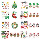 8 Different Christmas Craft Kits  Make Your Own Hanging Ornament Stickers