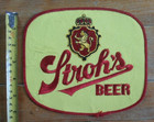 Vintage Stroh s Beer Large Embroidered Uniform Jacket Vest Sew On Back Patch