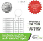 Color Coding Labels Round Stickers 3 4  Inch 19mm Circle Marking Multicolor