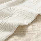 Textured Throw Pillow Covers Thick Chenille Decorative Pillows Cream White 18x18