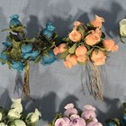 Vintage Millinery Flowers Rose Buds Bundle Multicolor Crafts Dolls Hat Lot Of 10