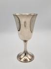 Puritan By Gorham Silver 6    Water Goblet Style 272  Monogrammed Letter L