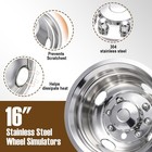 2008-2026 Ford E350 e450 Rv 16    Dually Wheel Simulators Hub Caps Rim Covers