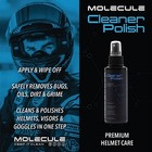 Molecule Helmet Cleaner Polish  Premium Helmet Care  Helmets  Visors  4 Ounces