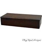 Antique  Pennsylvania Dovetailed Walnut Candle Box Pencil Trinket 19th Century