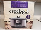 Crock-pot Countdown 8 Qt Oval Programmable Slow Cooker Stainless Steel