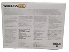 Rode Wireless Pro Dual-channel Lavalier Microphone System  0943  New Free Ship